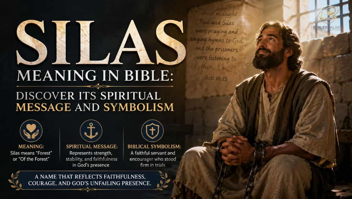 Silas Meaning in Bible: Discover Its Spiritual Message and Symbolism