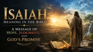 Isaiah Meaning in the Bible: A Message of Hope, Judgment, and God's Promise