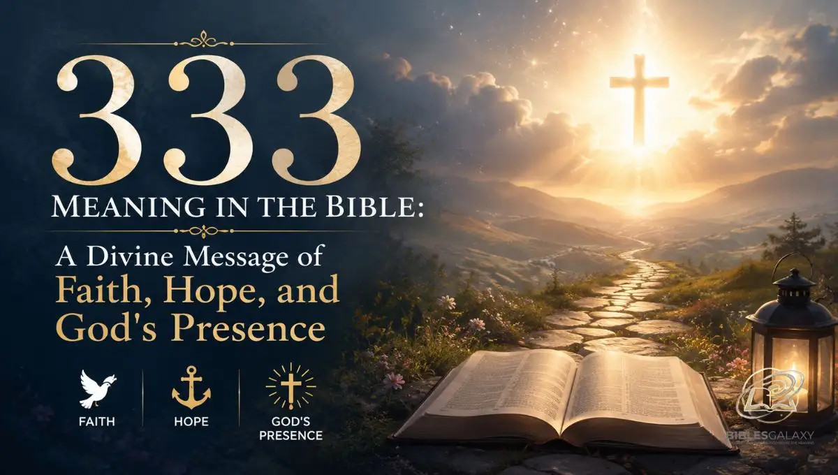333 Meaning in the Bible: A Divine Message of Faith, Hope, and God's Presence