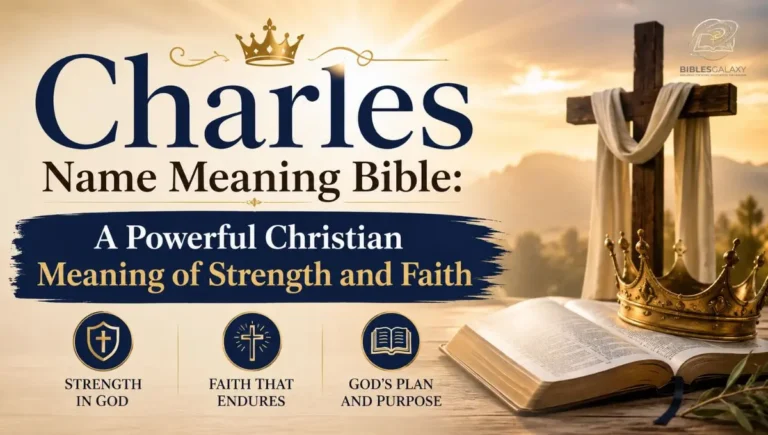 Charles Name Meaning Bible: A Powerful Christian Meaning of Strength and Faith