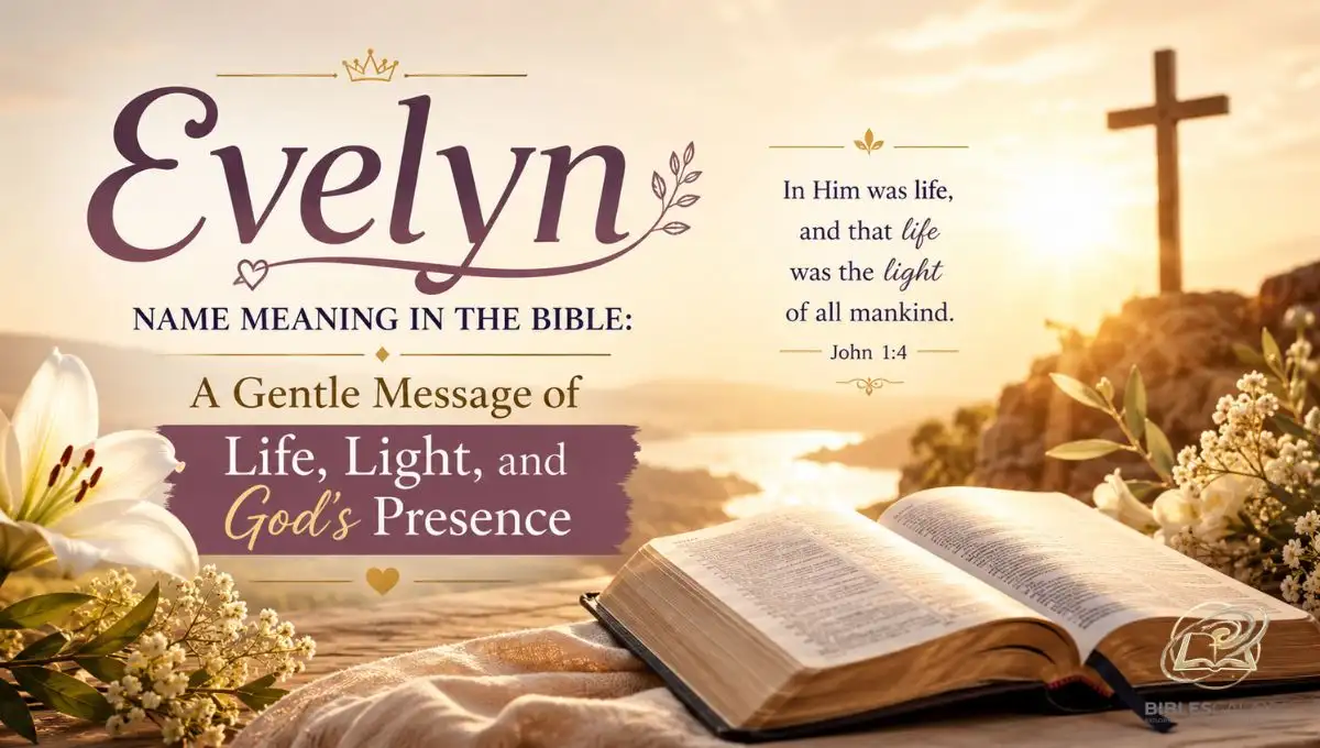 Evelyn Name Meaning in the Bible: A Gentle Message of Life, Light, and God's Presence