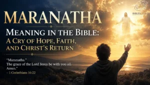 Maranatha Meaning in the Bible: A Cry of Hope, Faith, and Christ's Return