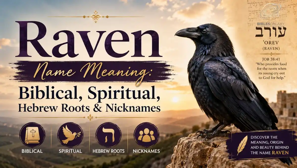 Raven Name Meaning: Biblical, Spiritual, Hebrew Roots & Nicknames