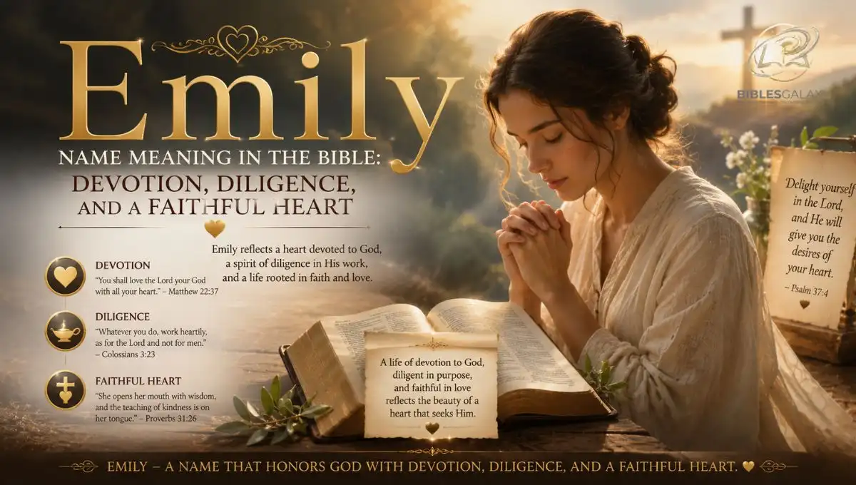 Emily Name Meaning in the Bible: Devotion, Diligence, and a Faithful Heart