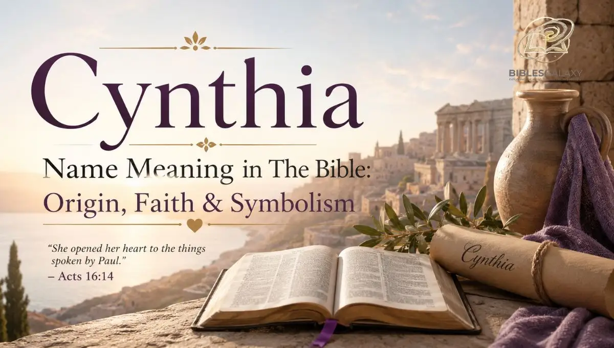 Cynthia Name Meaning in The Bible: Origin, Faith & Symbolism