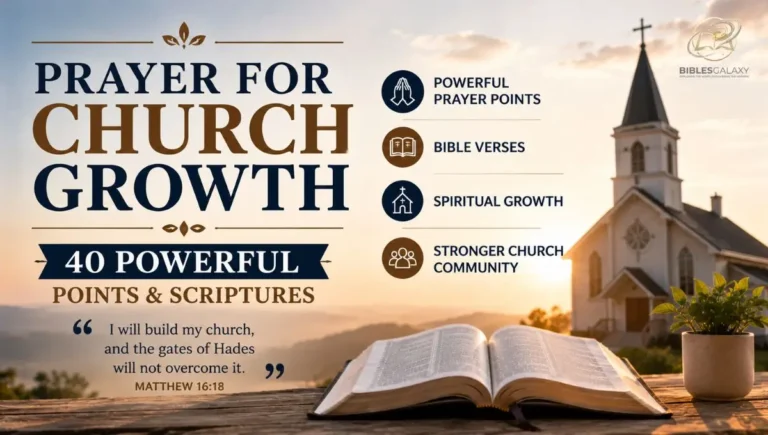 Prayer for Church Growth: 40 Powerful Points & Scriptures