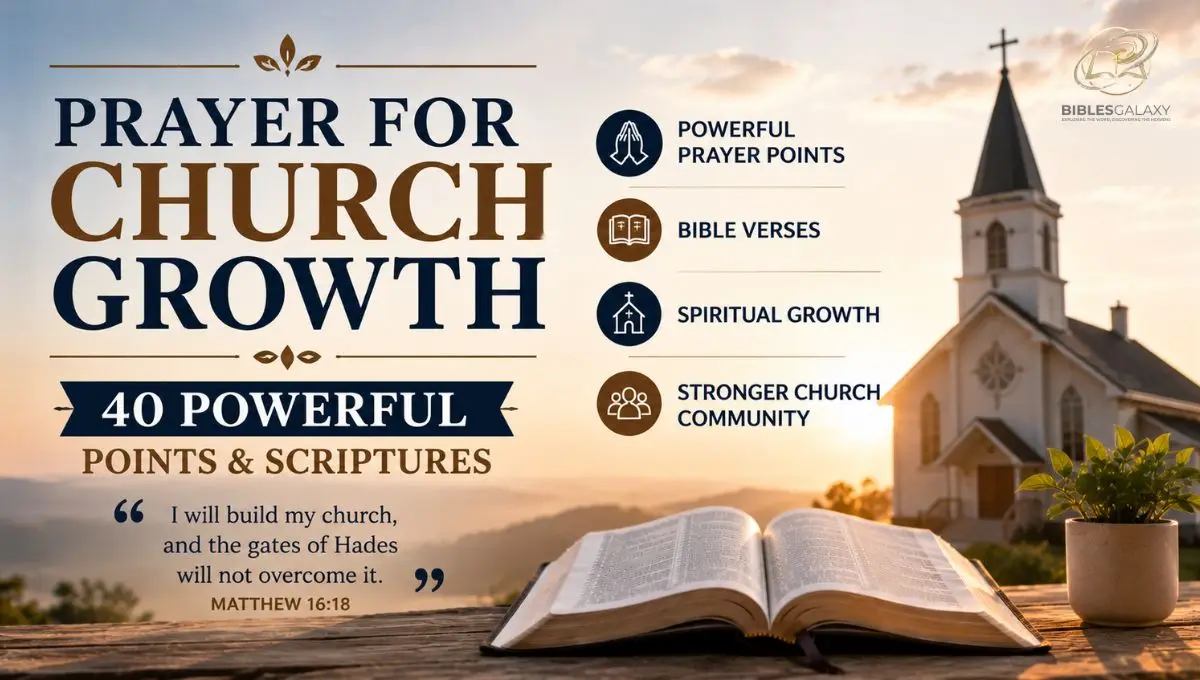 Prayer for Church Growth: 40 Powerful Points & Scriptures