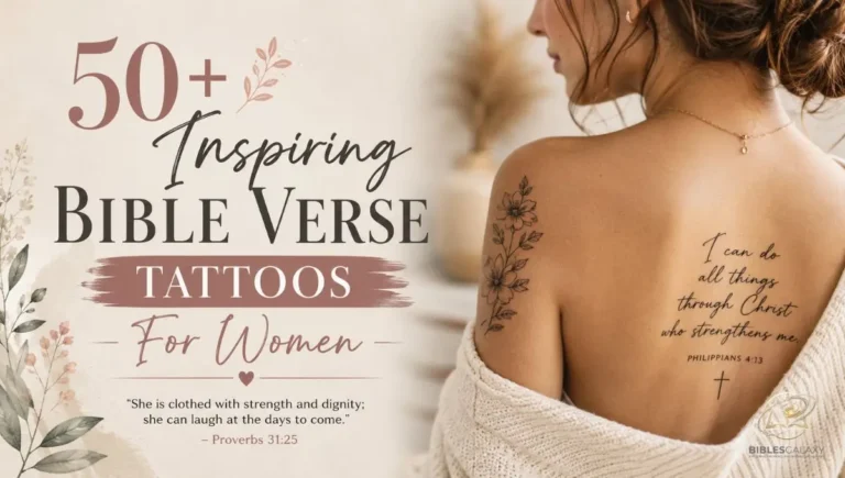 50+ Inspiring Bible Verse Tattoos For Women