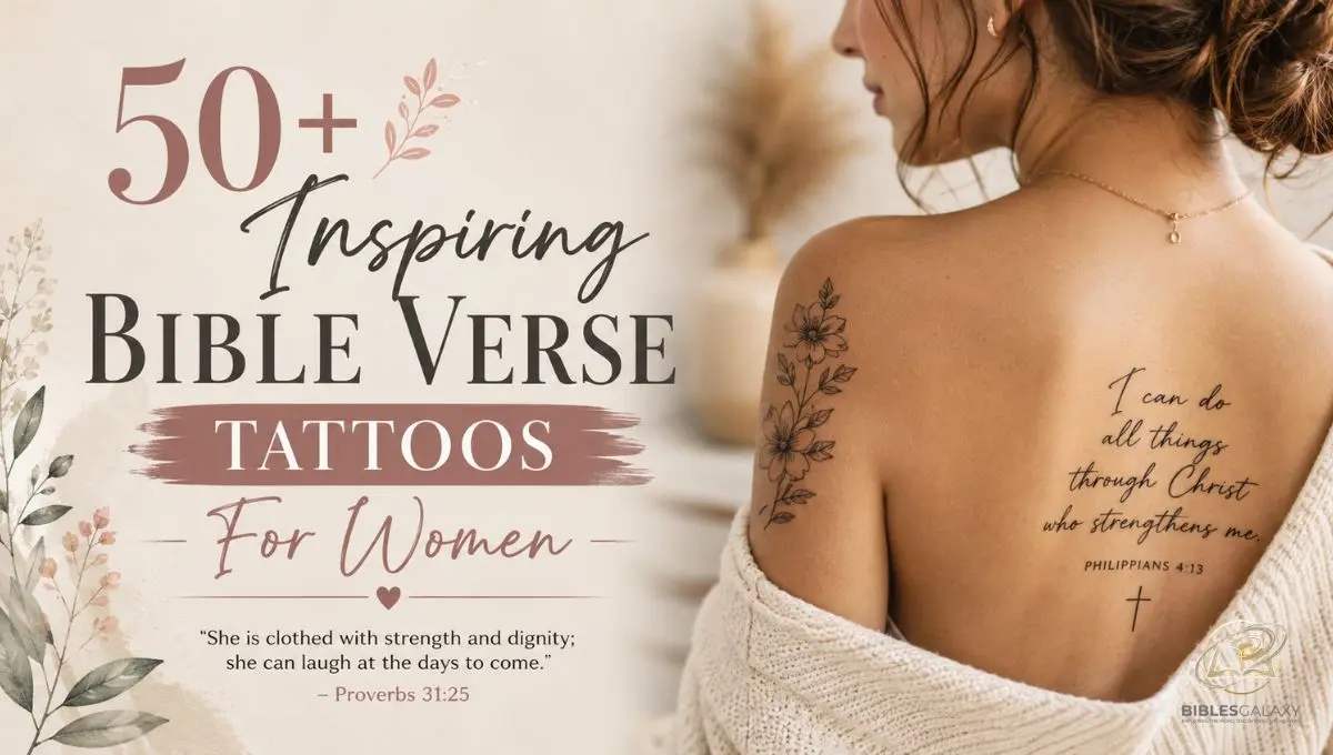 50+ Inspiring Bible Verse Tattoos For Women