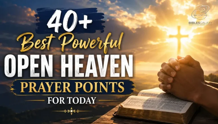 40+ Best Powerful Open Heaven Prayer Points For Today