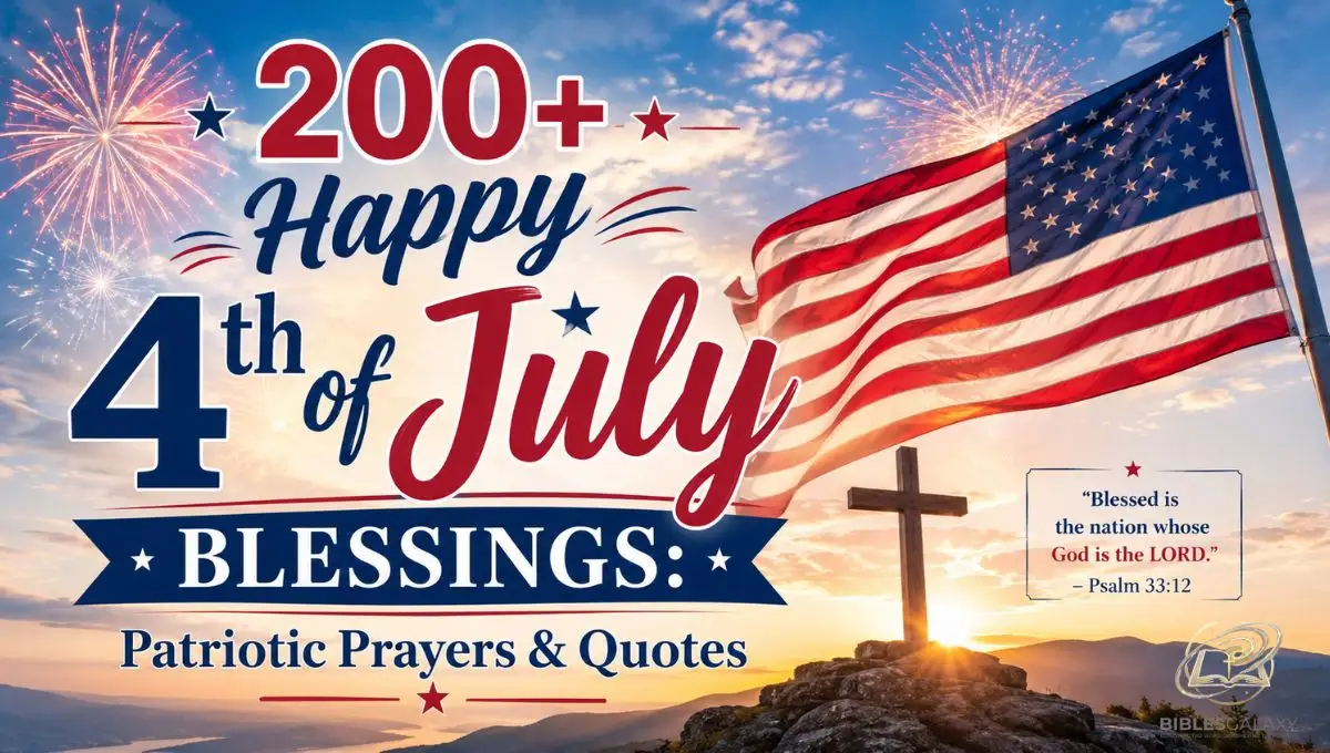 200+ Happy 4th of July Blessings 2026: Patriotic Prayers & Quotes