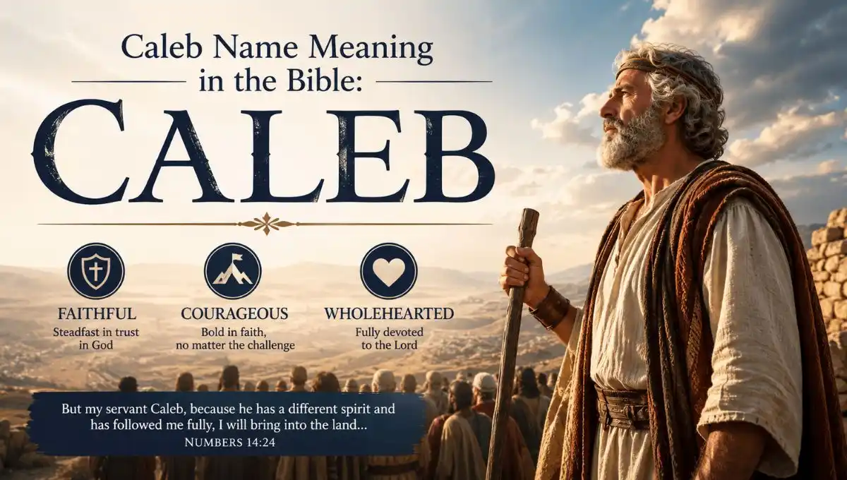 Caleb Name Meaning in the Bible: Faithful, Courageous, and Wholehearted for God