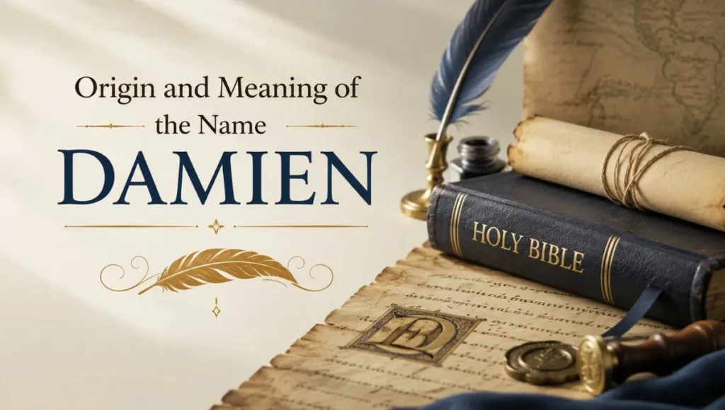 Origin and Meaning of the Name Damien