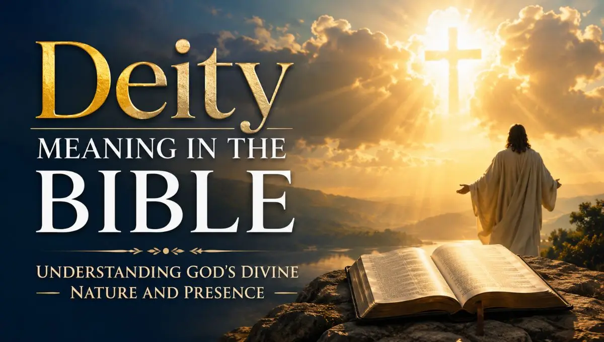Deity Meaning in the Bible: Understanding God's Divine Nature and Presence