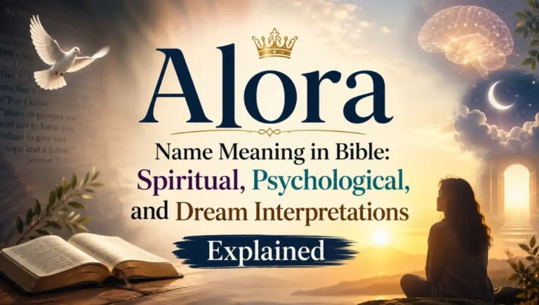 Alora Name Meaning in the Bible: Spiritual, Psychological, and Dream Interpretations Explained