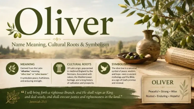 Oliver Name Meaning, Cultural Roots & Symbolism