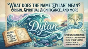 What Does the Name "Dylan" Mean? Origin, Spiritual Significance, and More