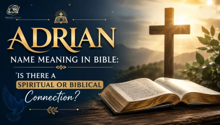 Adrian Name Meaning in Bible: Is There a Spiritual or Biblical Connection?