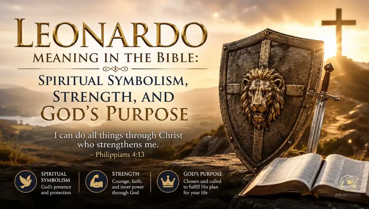Leonardo Meaning in the Bible: Spiritual Symbolism, Strength, and God's Purpose