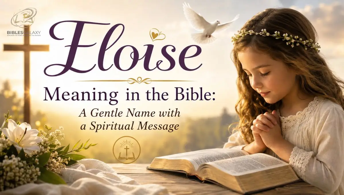 Eloise Meaning in the Bible: A Gentle Name with a Spiritual Message