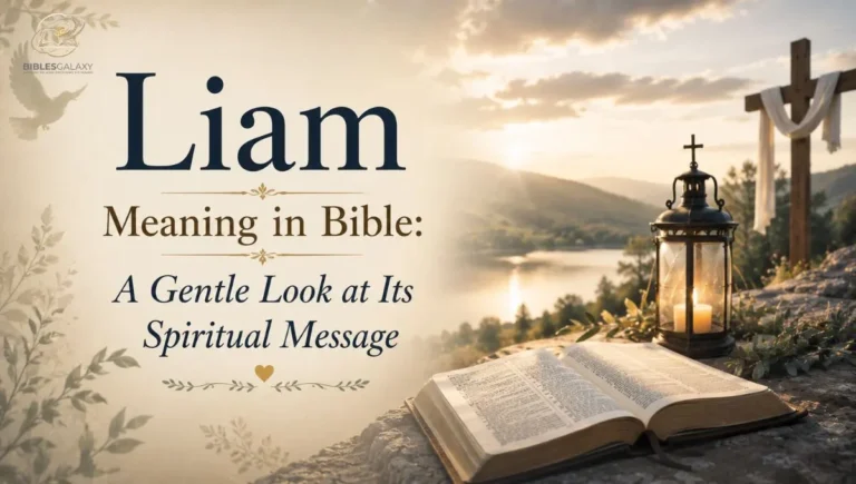 Liam Meaning in the Bible: A Gentle Look at Its Spiritual Message