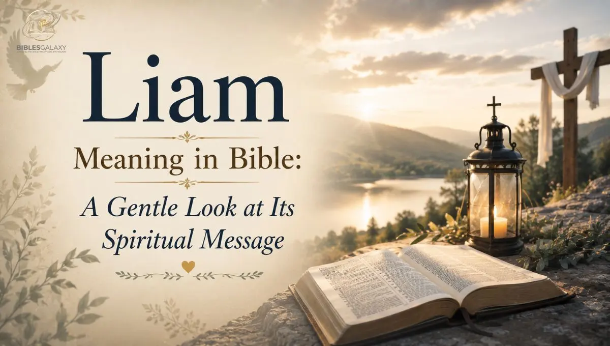 Liam Meaning in the Bible: A Gentle Look at Its Spiritual Message