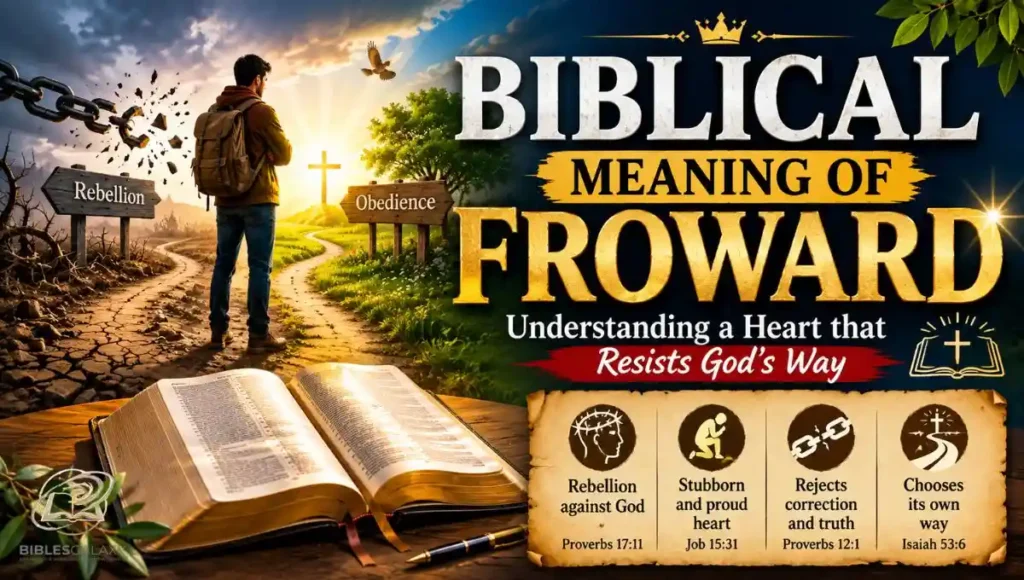 Biblical Meaning of Froward