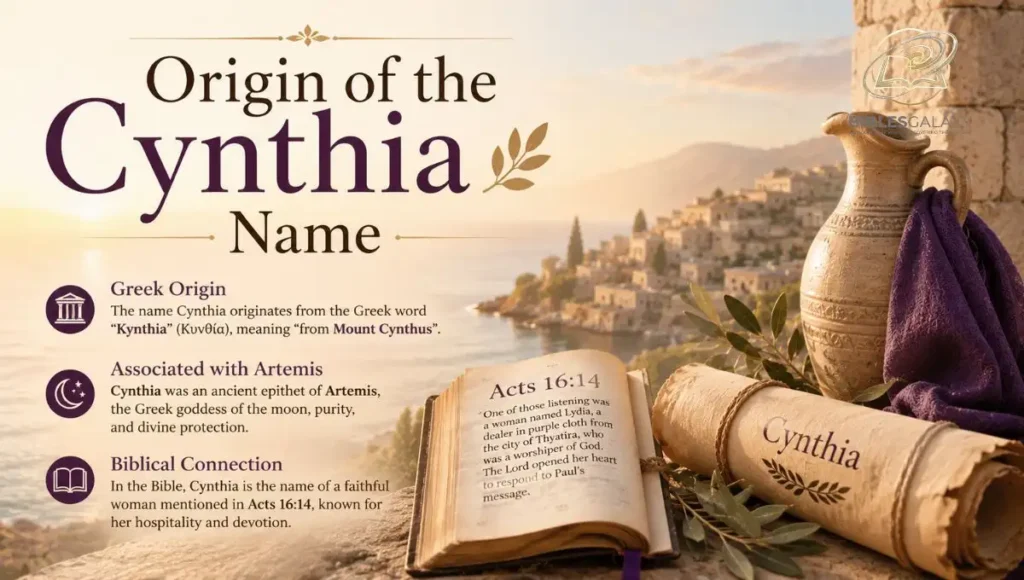 Origin of the Cynthia Name