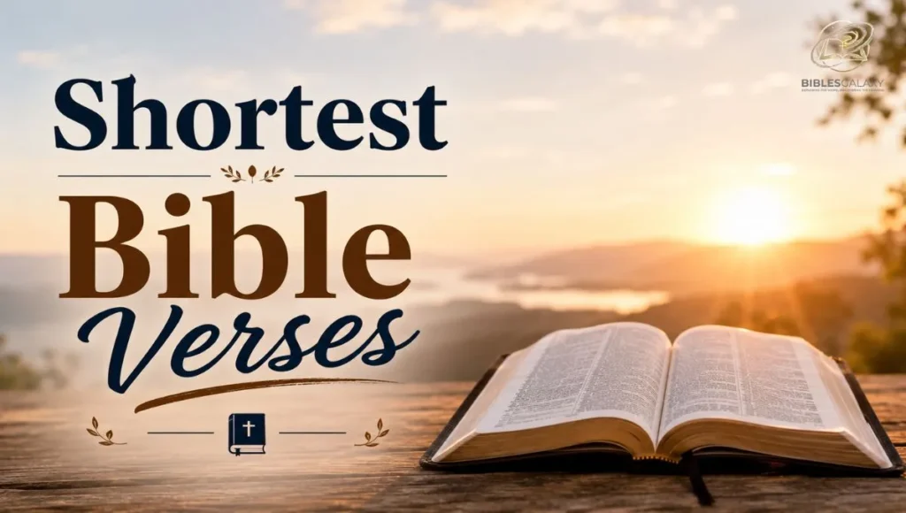Shortest Bible Verses