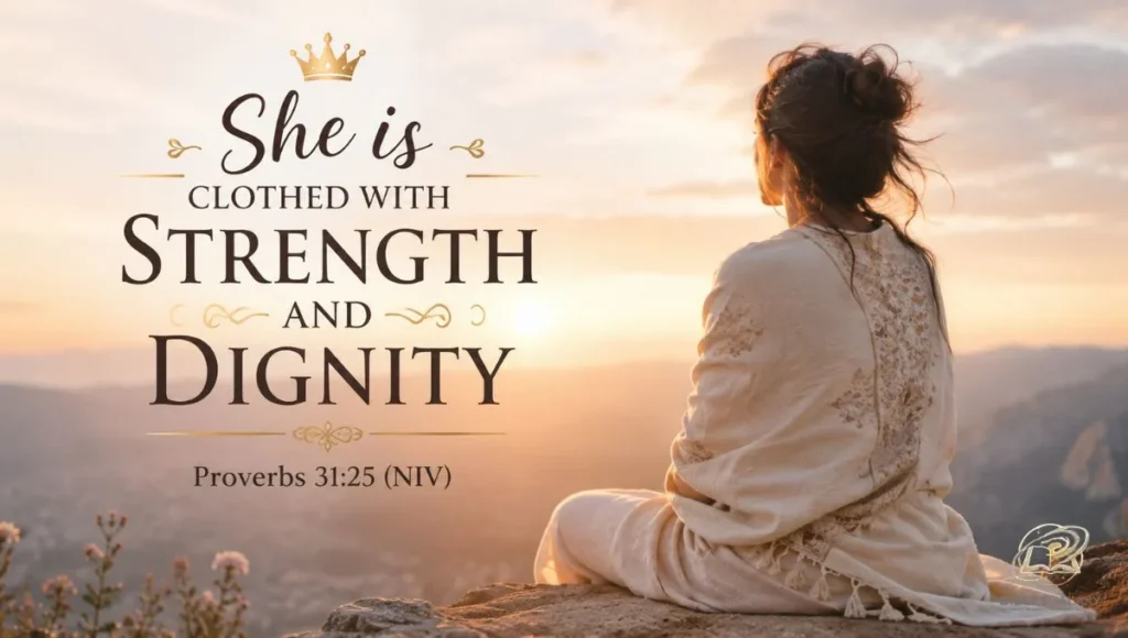 She is Clothed with Strength and Dignity – Proverbs 31:25 (NIV)