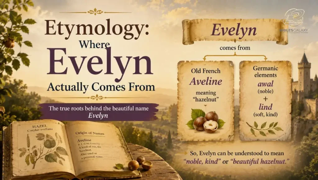 Etymology: Where Evelyn Actually Comes From