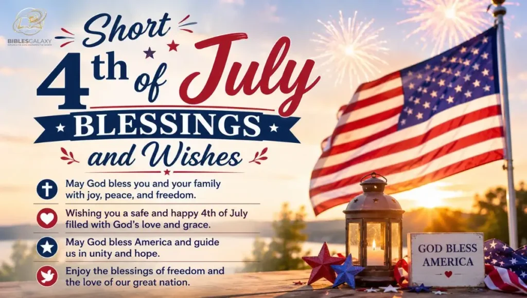 Short 4th of July Blessings and Wishes