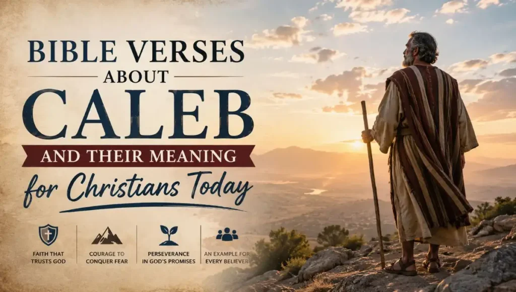 Bible Verses About Caleb and Their Meaning for Christians Today