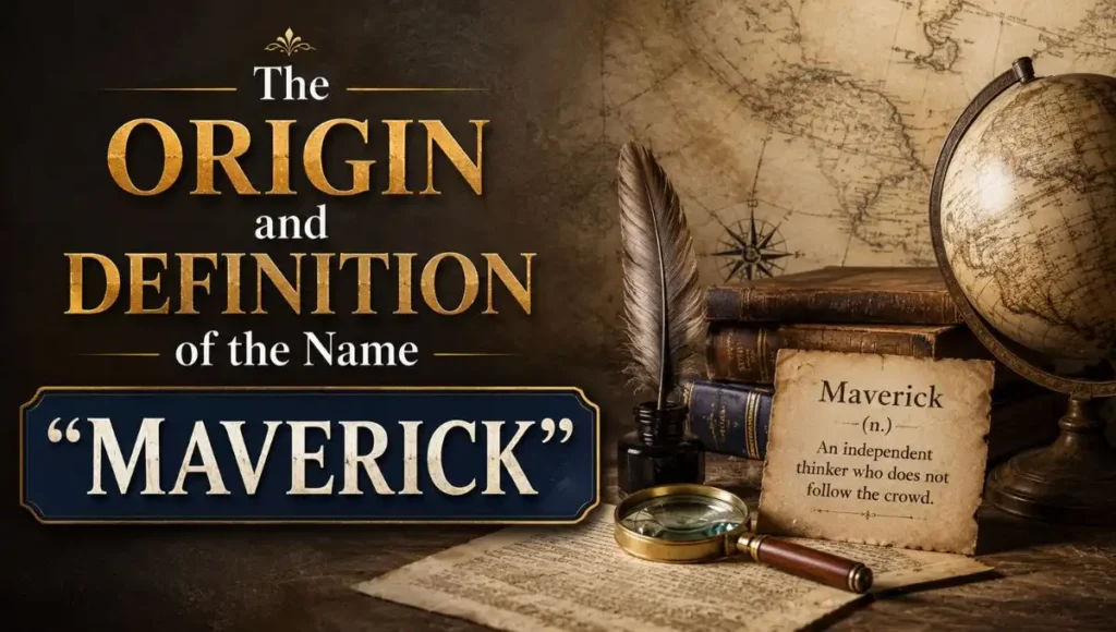 The Origin and Definition of the Name "Maverick"
