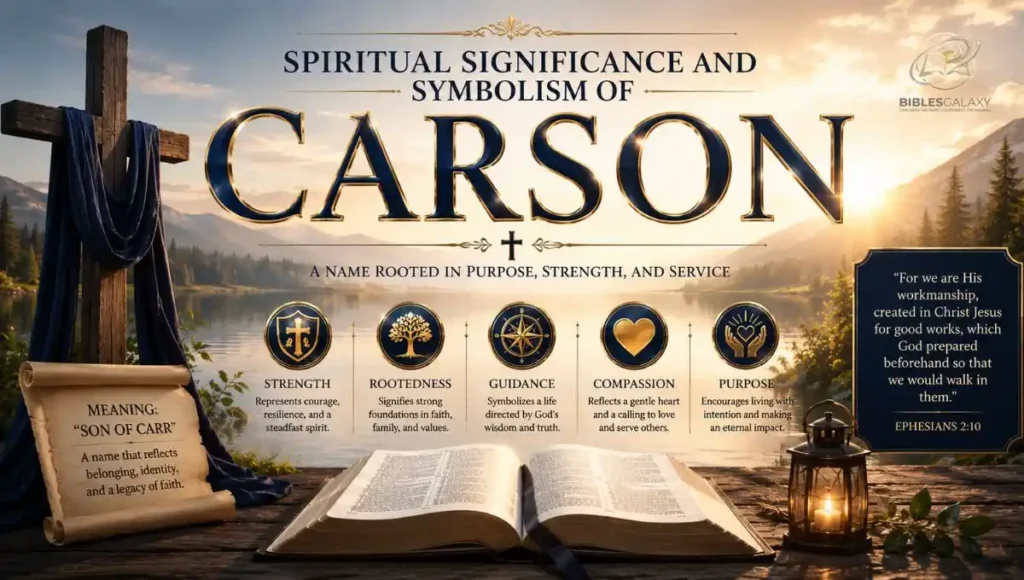 Spiritual Significance and Symbolism of Carson Name