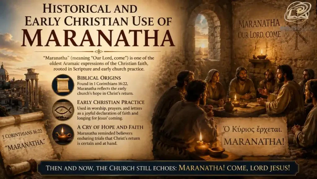 Historical and Early Christian Use of Maranatha