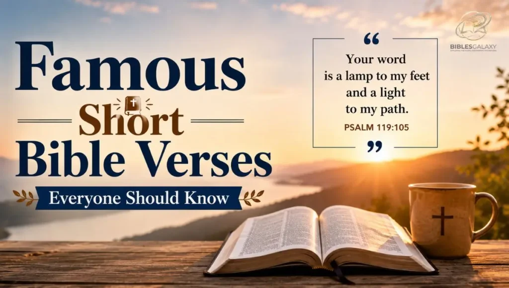Famous Short Bible Verses Everyone Should Know