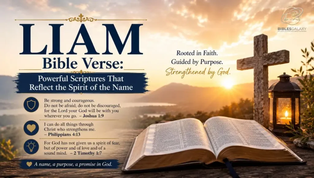 LIAM Bible Verse: Powerful Scriptures That Reflect the Spirit of the Name