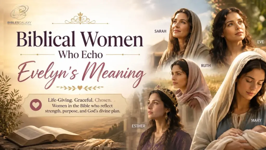 Biblical Women Who Echo Evelyn's Meaning