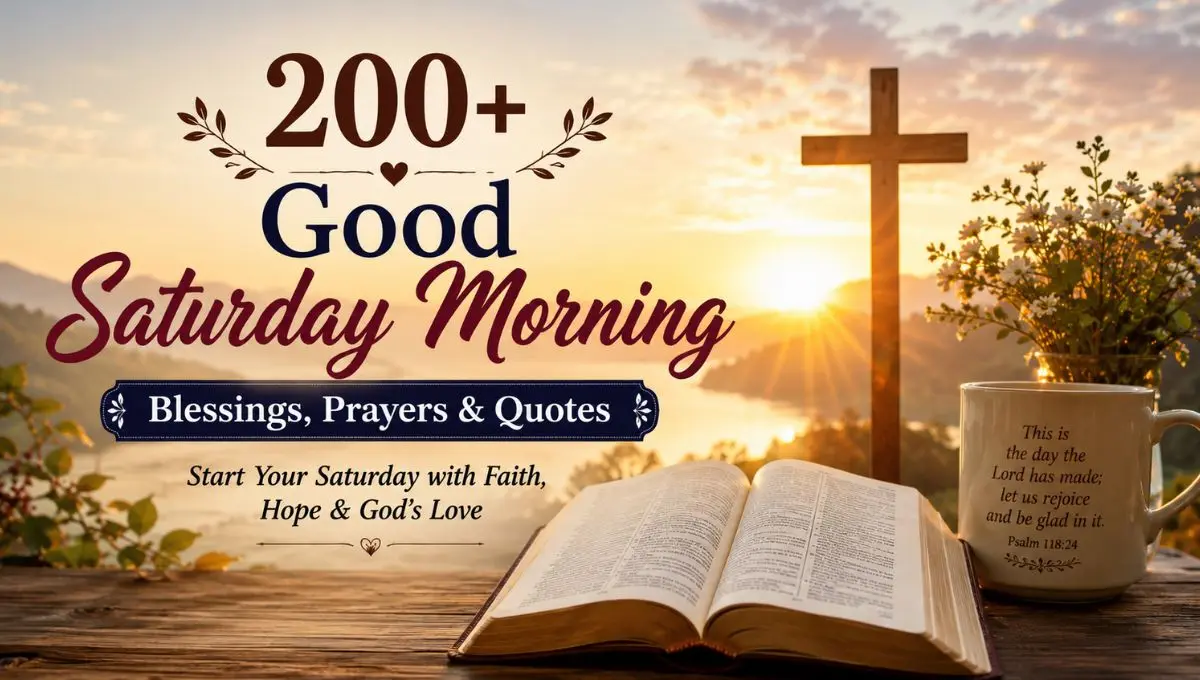 200+ Good Saturday Morning Blessings, Prayers & Quotes 