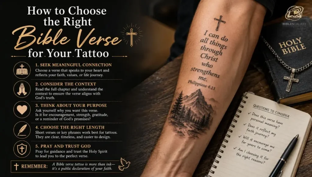 How to Choose the Right Bible Verse for Your Tattoo